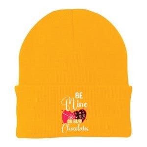 Be Mine Or Buy Chocolates Relationship Couple Heart Knit Cap Winter Beanie