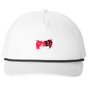 Be Mine Or Buy Chocolates Relationship Couple Heart Snapback Five-Panel Rope Hat