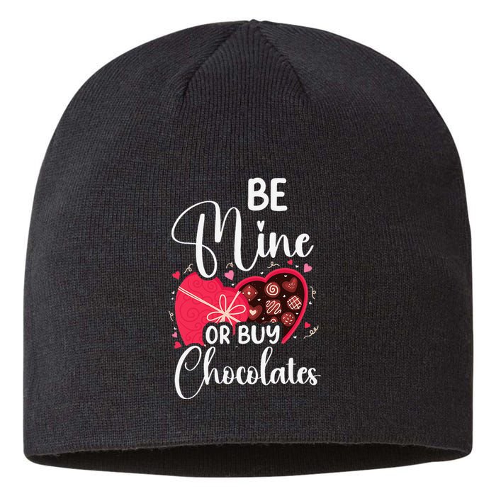 Be Mine Or Buy Chocolates Relationship Couple Heart Sustainable Beanie