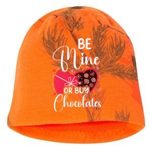 Be Mine Or Buy Chocolates Relationship Couple Heart Kati - Camo Knit Beanie