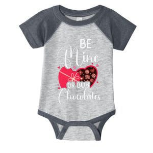 Be Mine Or Buy Chocolates Relationship Couple Heart Infant Baby Jersey Bodysuit