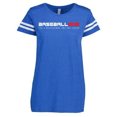 Baseball Mom Only Way Cooler Funny Sport Baseball Lover Gift Enza Ladies Jersey Football T-Shirt