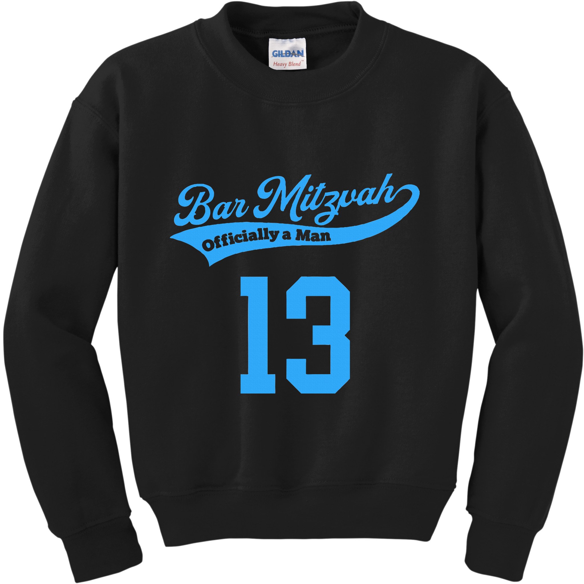 Bar Mitzvah Ofiicaly A Man Sports Baseball Kids Sweatshirt