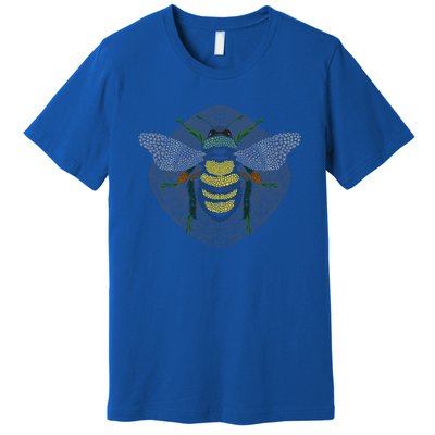 Bees Made Of Nature Flowers And Trees Save The Bees Gift Premium T-Shirt