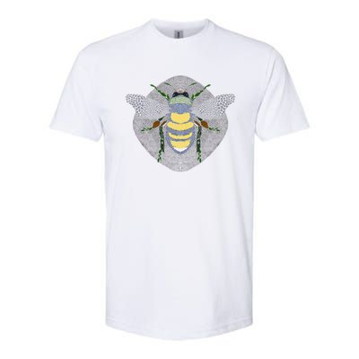 Bees Made Of Nature Flowers And Trees Save The Bees Gift Softstyle CVC T-Shirt