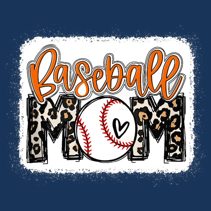 Baseball Mom Orange Leopard Baseball Mama Tank Top 16 in Basic Backpack