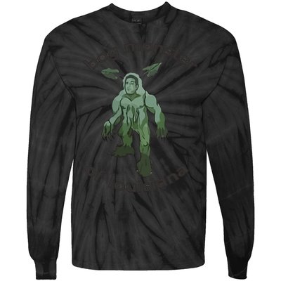 Bog Monster Of Louisiana Tie-Dye Long Sleeve Shirt
