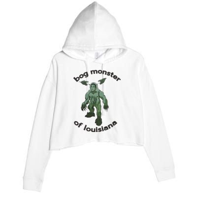 Bog Monster Of Louisiana Crop Fleece Hoodie