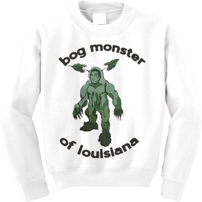 Bog Monster Of Louisiana Kids Sweatshirt