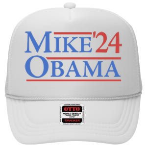 Big Mike Obama 2024 High Crown Mesh Back Trucker Hat