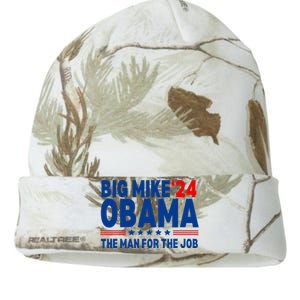 Big Mike Obama 2024 The Man For The Job President Election Kati Licensed 12" Camo Beanie