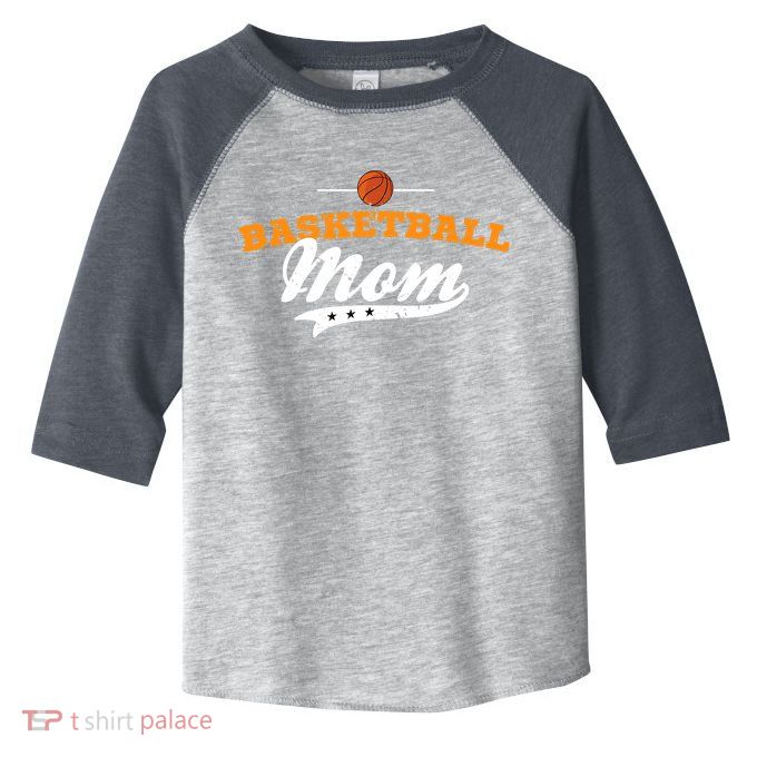 Basketball mom outfit Toddler Fine Jersey T-Shirt
