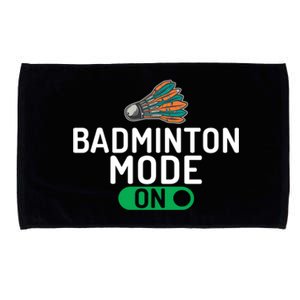 Badminton Mode On Badminton Gift Microfiber Hand Towel