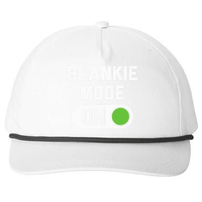 Blankie Mode On Switch Snapback Five-Panel Rope Hat