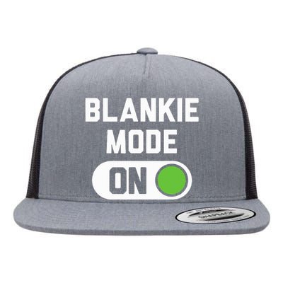 Blankie Mode On Switch Flat Bill Trucker Hat