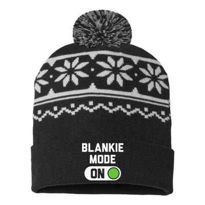 Blankie Mode On Switch USA-Made Snowflake Beanie