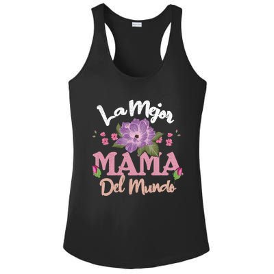 Best Mom Of World Spanish Mom Spain Happy MotherS Day Gift Ladies PosiCharge Competitor Racerback Tank