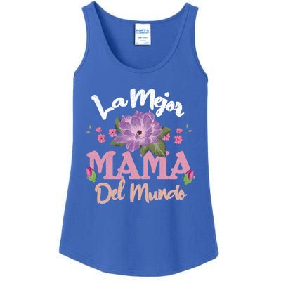 Best Mom Of World Spanish Mom Spain Happy MotherS Day Gift Ladies Essential Tank