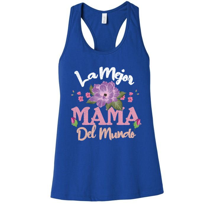 Best Mom Of World Spanish Mom Spain Happy MotherS Day Gift Women's Racerback Tank