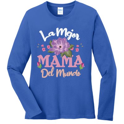 Best Mom Of World Spanish Mom Spain Happy MotherS Day Gift Ladies Long Sleeve Shirt