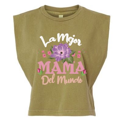 Best Mom Of World Spanish Mom Spain Happy MotherS Day Gift Garment-Dyed Women's Muscle Tee