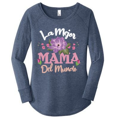 Best Mom Of World Spanish Mom Spain Happy MotherS Day Gift Women's Perfect Tri Tunic Long Sleeve Shirt