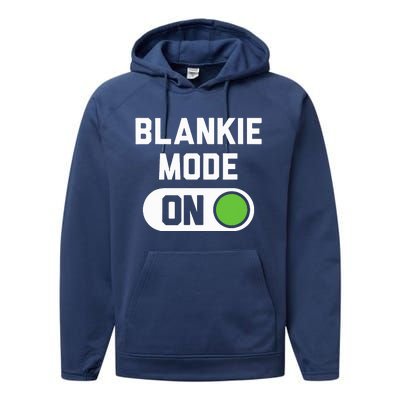 Blankie Mode On Switch Performance Fleece Hoodie