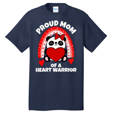 Beautiful Mom Of A Heart Warrior CHD Awareness Tall T-Shirt