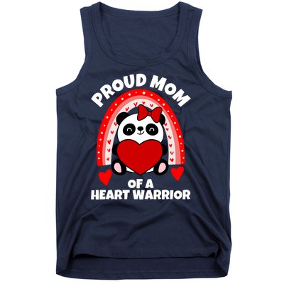 Beautiful Mom Of A Heart Warrior CHD Awareness Tank Top