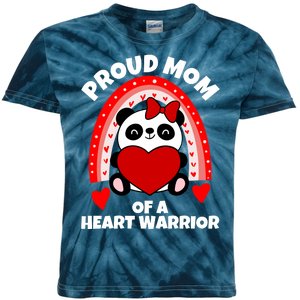 Beautiful Mom Of A Heart Warrior CHD Awareness Kids Tie-Dye T-Shirt