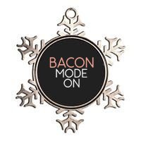 Bacon Mode On Bacon Lover Metallic Star Ornament