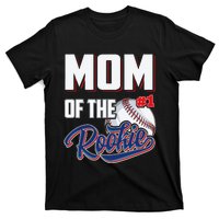 Baseball Mom of Rookie 1 Years old Team 1st Birthday T-Shirt