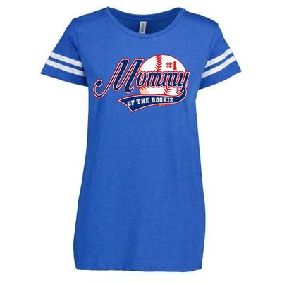 Baseball Mom of Rookie 1 Years old Team 1st Birthday Enza Ladies Jersey Football T-Shirt