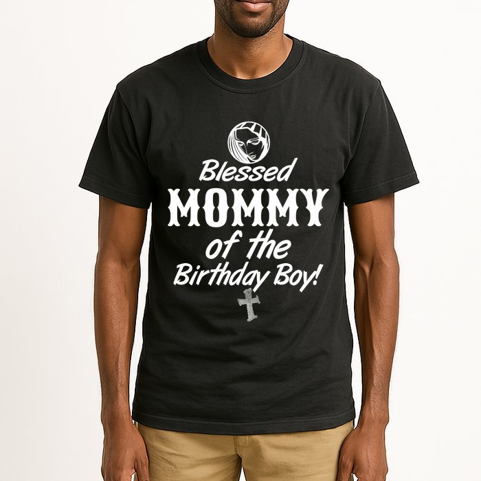 Blessed Mommy Of The Birthday Boy Tall T-Shirt