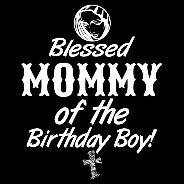 Blessed Mommy Of The Birthday Boy Tall T-Shirt