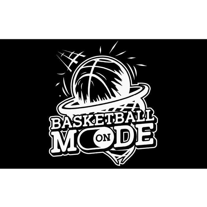 Basketball Mode On Hoop Player Match Baller Basketball Bumper Sticker