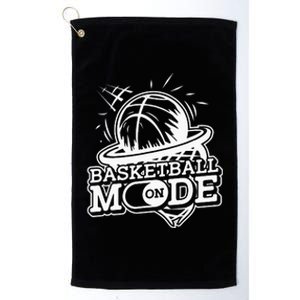 Basketball Mode On Hoop Player Match Baller Basketball Platinum Collection Golf Towel