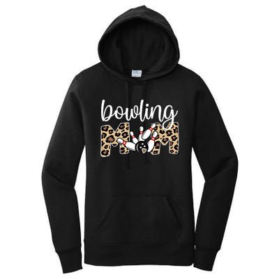 Bowling Mom Of A Bowling Player Mother Bowler Mama Gift Women's Pullover Hoodie