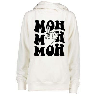 Boho Maid Of Honorbachelorette Party Womens Funnel Neck Pullover Hood