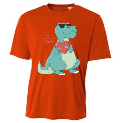 Be Mine Outfit With Cool Dinosaur Gift Cooling Performance Crew T-Shirt