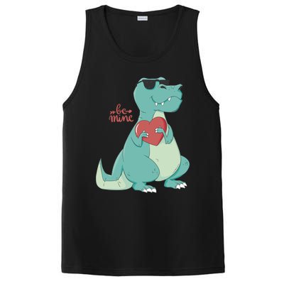 Be Mine Outfit With Cool Dinosaur Gift PosiCharge Competitor Tank