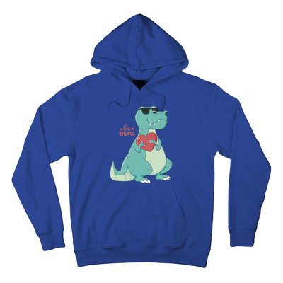 Be Mine Outfit With Cool Dinosaur Gift Hoodie