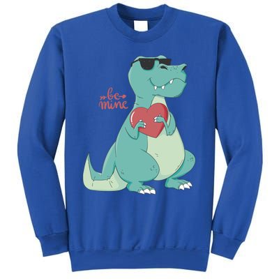 Be Mine Outfit With Cool Dinosaur Gift Sweatshirt