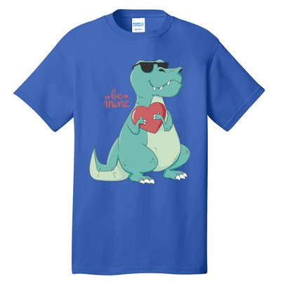 Be Mine Outfit With Cool Dinosaur Gift Tall T-Shirt