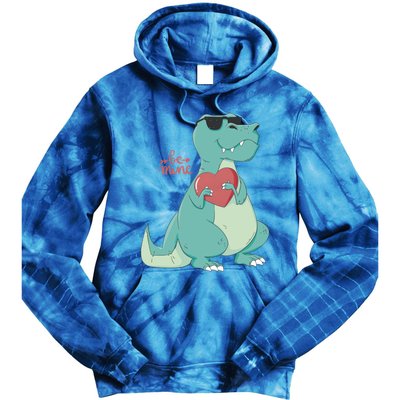 Be Mine Outfit With Cool Dinosaur Gift Tie Dye Hoodie