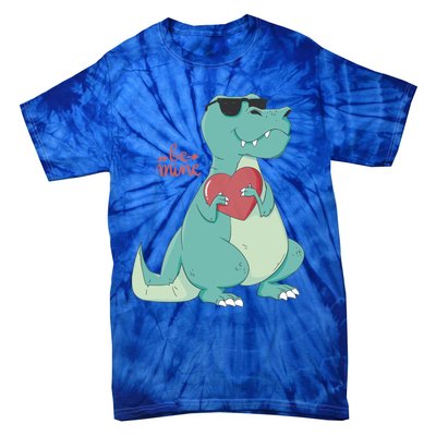 Be Mine Outfit With Cool Dinosaur Gift Tie-Dye T-Shirt