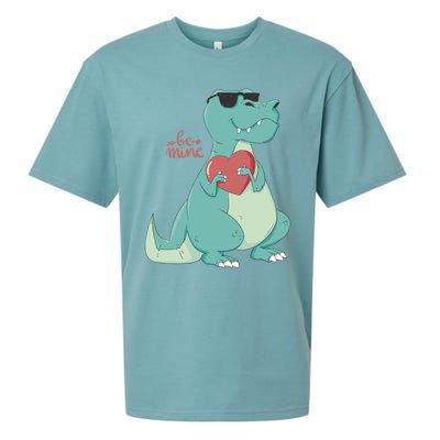 Be Mine Outfit With Cool Dinosaur Gift Sueded Cloud Jersey T-Shirt