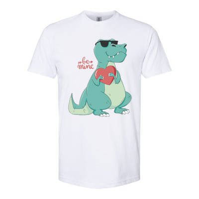 Be Mine Outfit With Cool Dinosaur Gift Softstyle® CVC T-Shirt