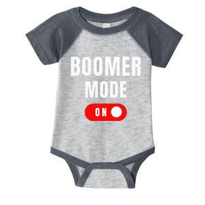 Boomer Mode On Funny Boomers Proud Boomer Infant Baby Jersey Bodysuit