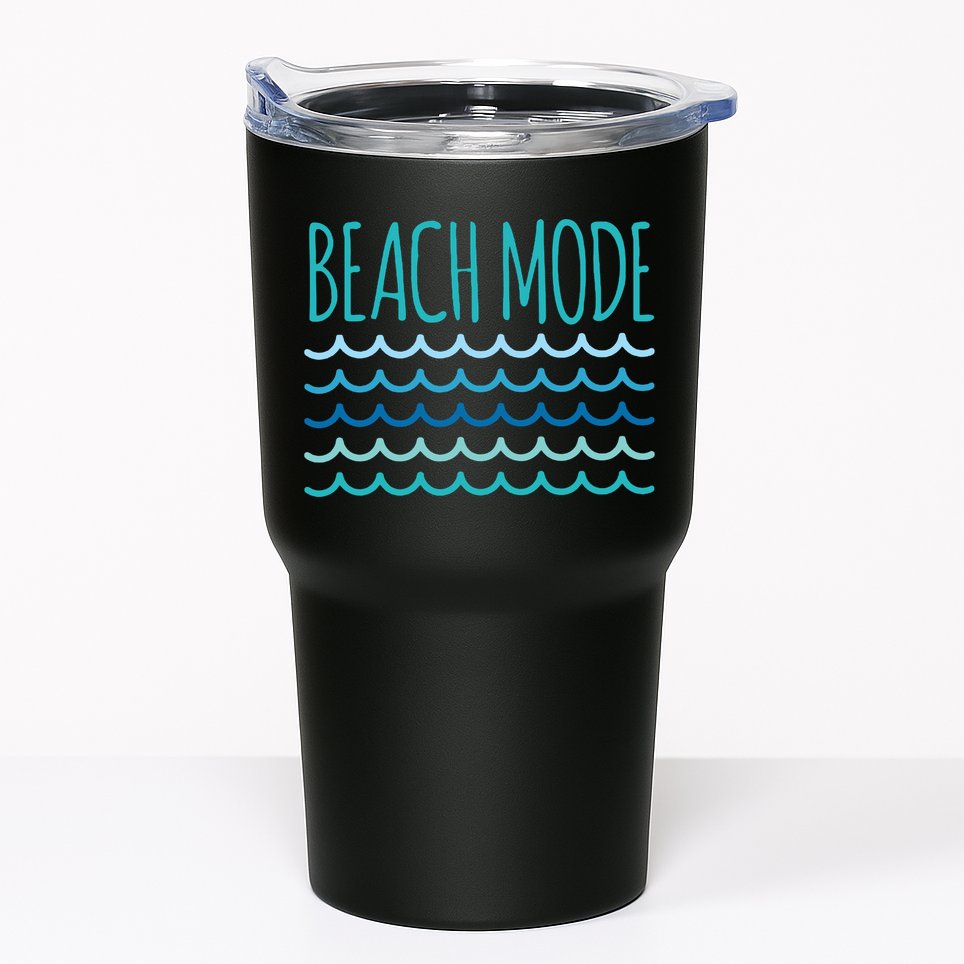 Beach Mode Ocean Wave Tumbler